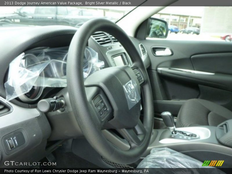 Bright Silver Metallic / Black 2013 Dodge Journey American Value Package