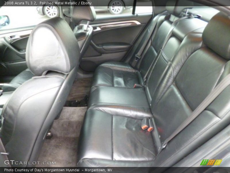 Polished Metal Metallic / Ebony 2008 Acura TL 3.2