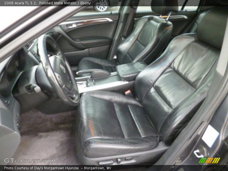 Polished Metal Metallic / Ebony 2008 Acura TL 3.2