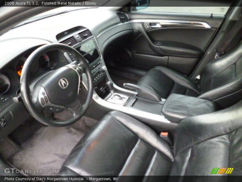 Polished Metal Metallic / Ebony 2008 Acura TL 3.2