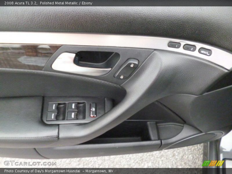 Polished Metal Metallic / Ebony 2008 Acura TL 3.2