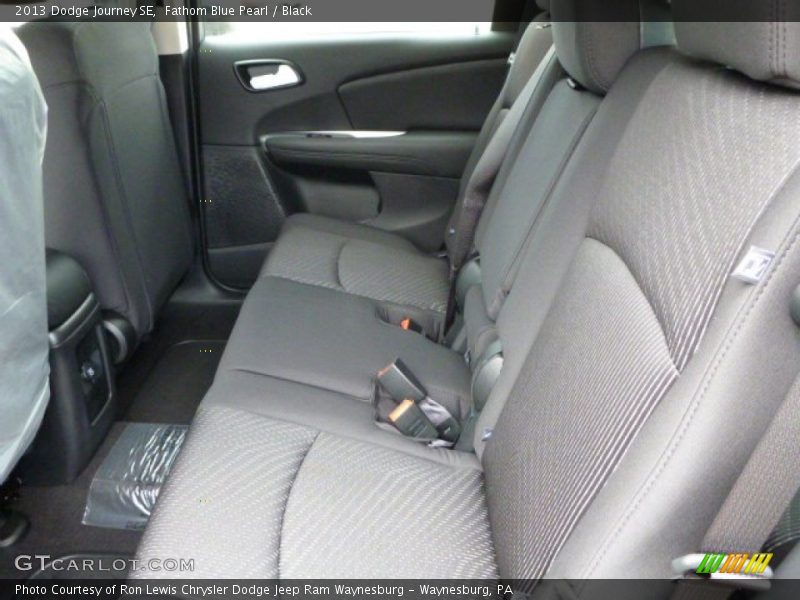 Fathom Blue Pearl / Black 2013 Dodge Journey SE