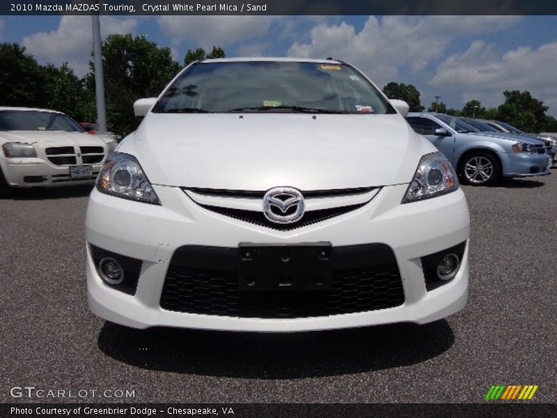 Crystal White Pearl Mica / Sand 2010 Mazda MAZDA5 Touring
