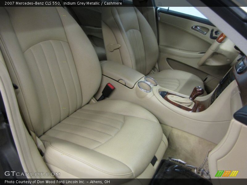 Indium Grey Metallic / Cashmere 2007 Mercedes-Benz CLS 550