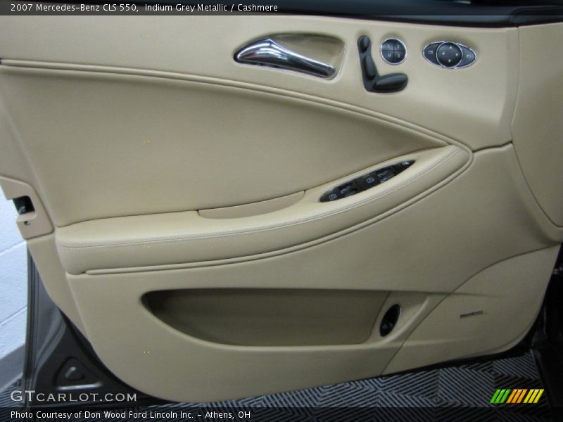 Indium Grey Metallic / Cashmere 2007 Mercedes-Benz CLS 550