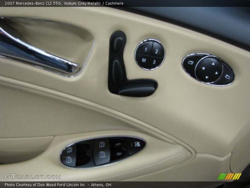 Indium Grey Metallic / Cashmere 2007 Mercedes-Benz CLS 550