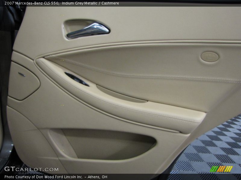 Indium Grey Metallic / Cashmere 2007 Mercedes-Benz CLS 550