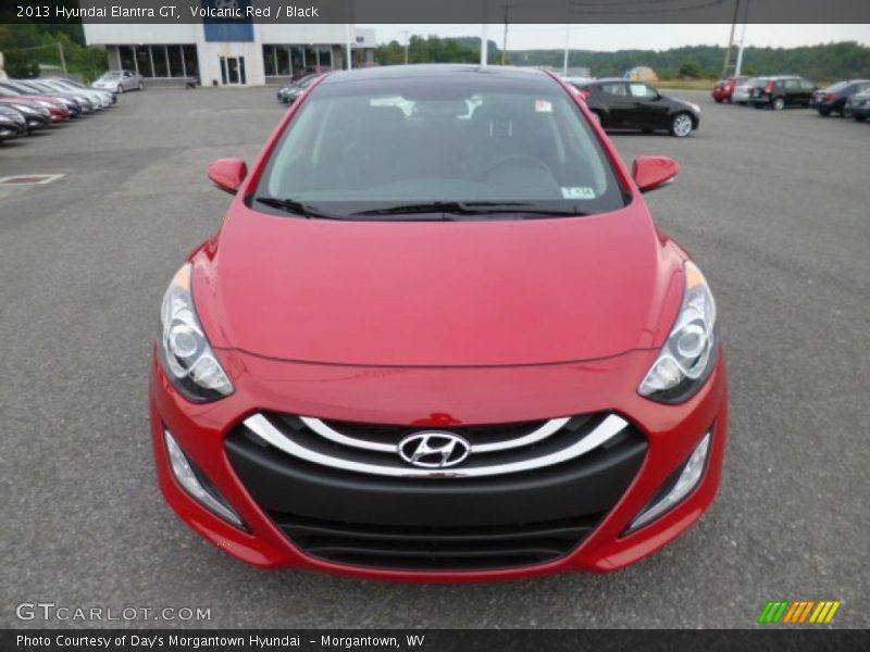 Volcanic Red / Black 2013 Hyundai Elantra GT