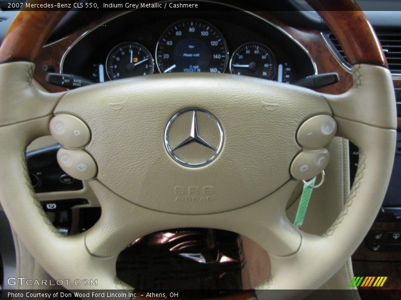 Indium Grey Metallic / Cashmere 2007 Mercedes-Benz CLS 550