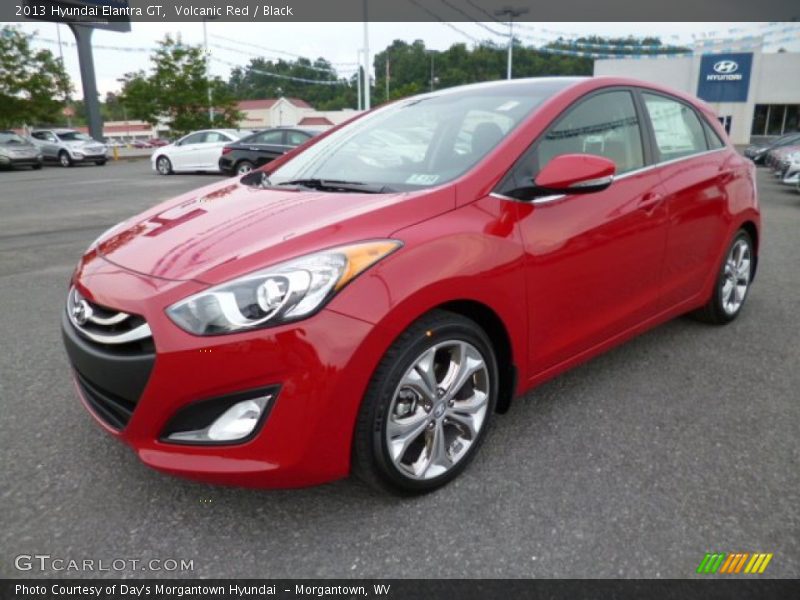 Volcanic Red / Black 2013 Hyundai Elantra GT