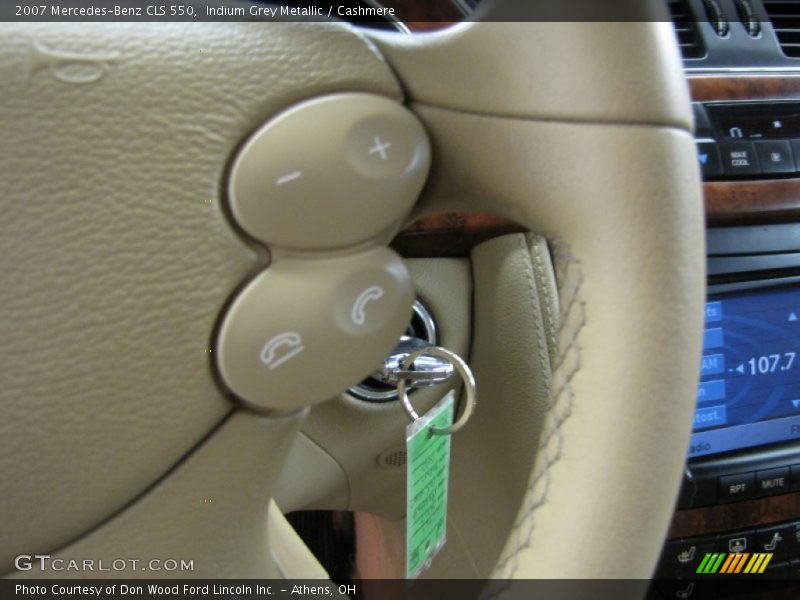 Indium Grey Metallic / Cashmere 2007 Mercedes-Benz CLS 550
