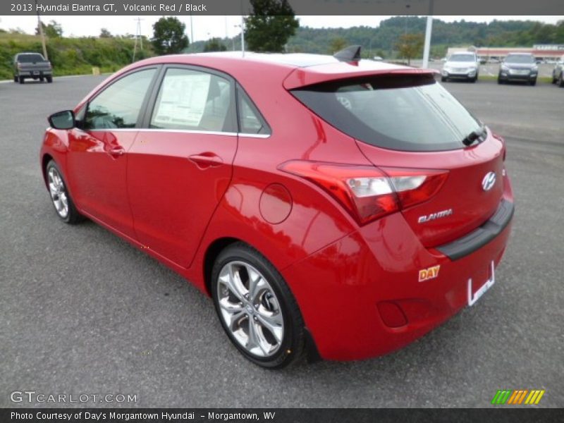 Volcanic Red / Black 2013 Hyundai Elantra GT