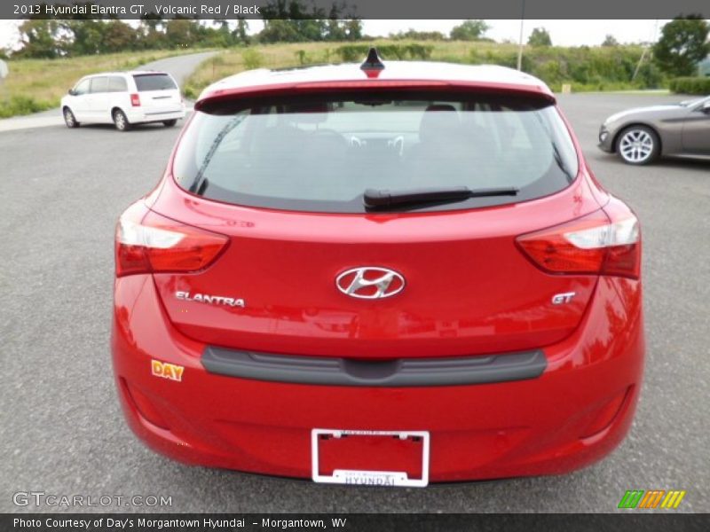 Volcanic Red / Black 2013 Hyundai Elantra GT