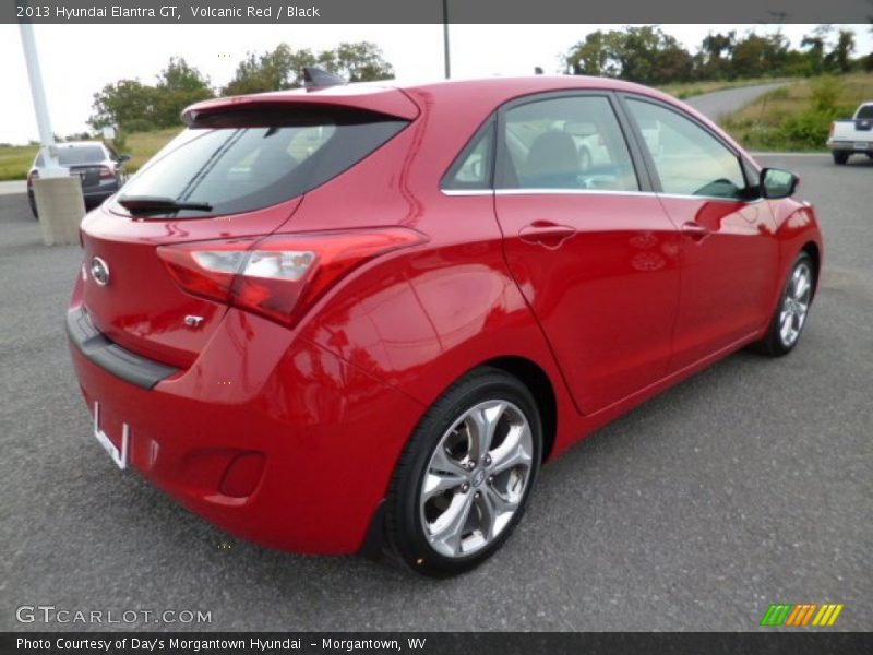 Volcanic Red / Black 2013 Hyundai Elantra GT