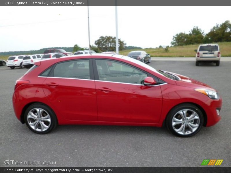 Volcanic Red / Black 2013 Hyundai Elantra GT