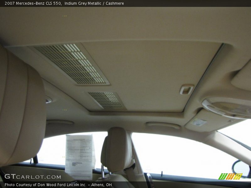 Indium Grey Metallic / Cashmere 2007 Mercedes-Benz CLS 550