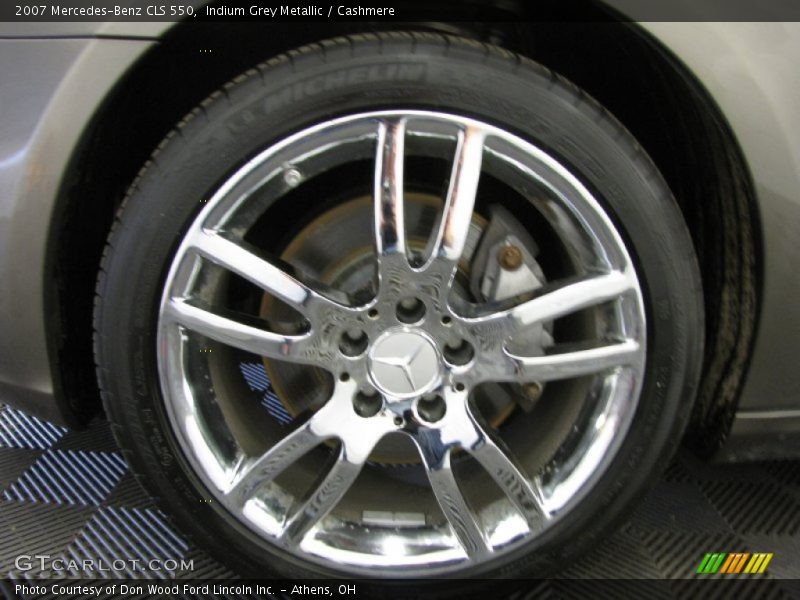 Indium Grey Metallic / Cashmere 2007 Mercedes-Benz CLS 550