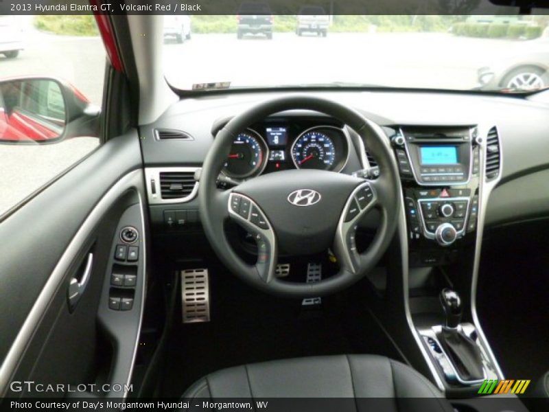 Volcanic Red / Black 2013 Hyundai Elantra GT