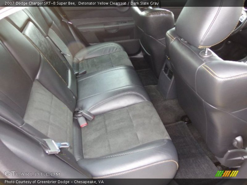 Detonator Yellow Clearcoat / Dark Slate Gray 2007 Dodge Charger SRT-8 Super Bee
