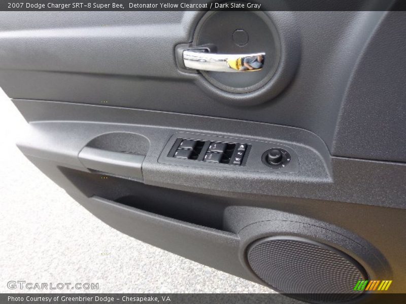 Detonator Yellow Clearcoat / Dark Slate Gray 2007 Dodge Charger SRT-8 Super Bee