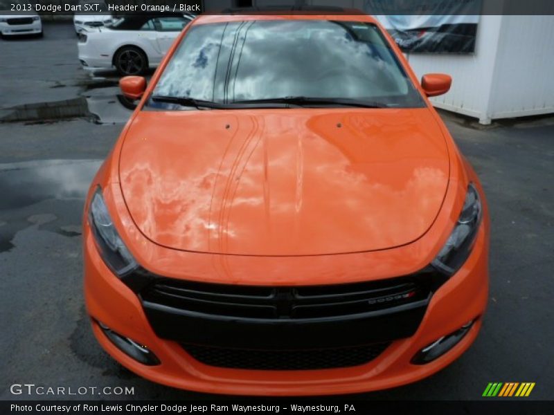 Header Orange / Black 2013 Dodge Dart SXT