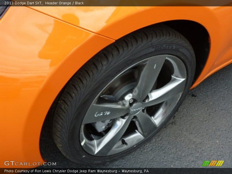 Header Orange / Black 2013 Dodge Dart SXT
