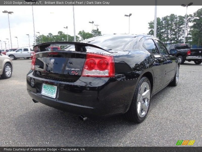 Brilliant Black Crystal Pearl / Dark Slate Gray 2010 Dodge Charger R/T
