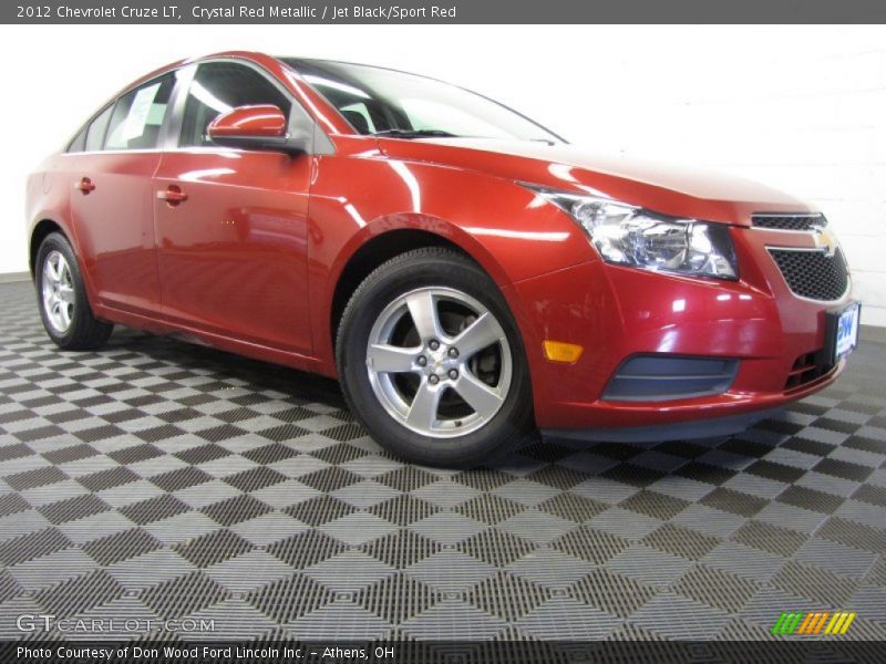Crystal Red Metallic / Jet Black/Sport Red 2012 Chevrolet Cruze LT