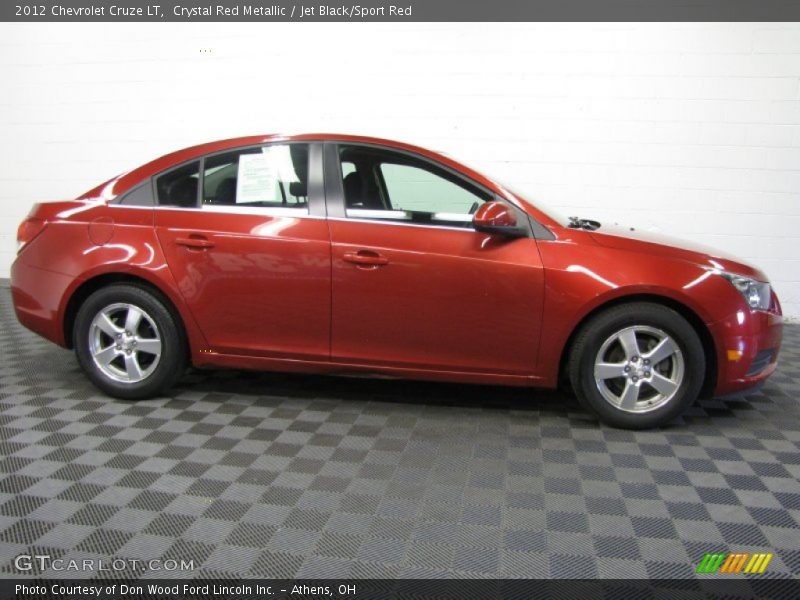 Crystal Red Metallic / Jet Black/Sport Red 2012 Chevrolet Cruze LT