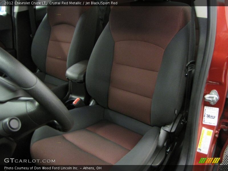 Crystal Red Metallic / Jet Black/Sport Red 2012 Chevrolet Cruze LT