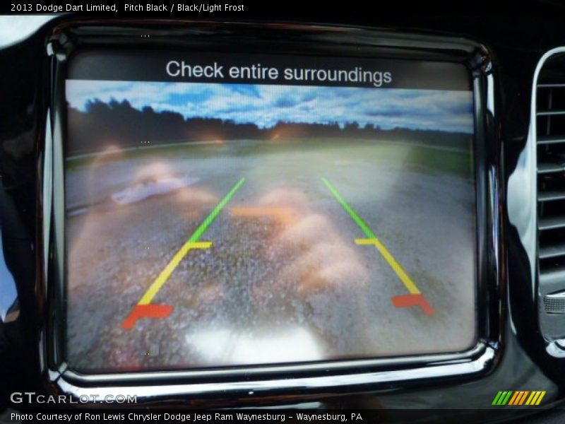 Pitch Black / Black/Light Frost 2013 Dodge Dart Limited