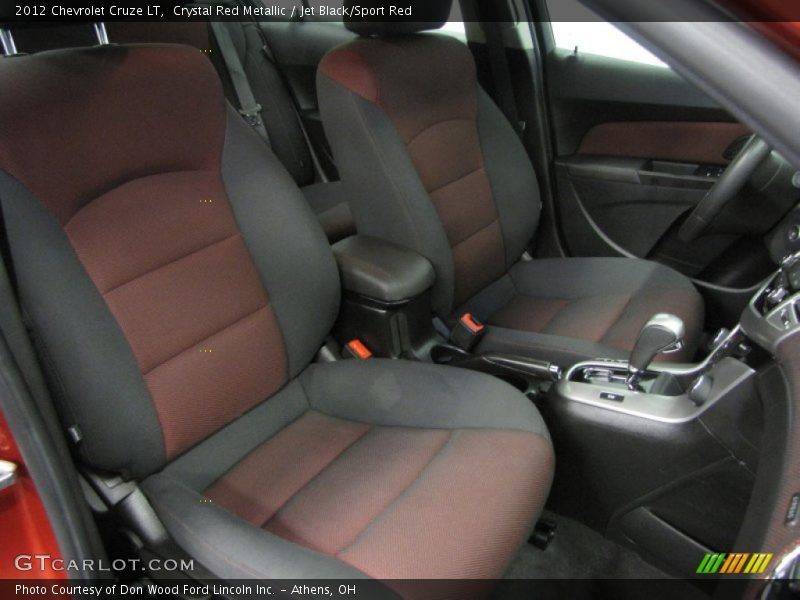 Crystal Red Metallic / Jet Black/Sport Red 2012 Chevrolet Cruze LT