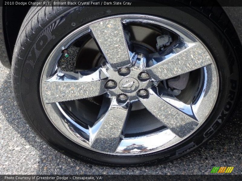 Brilliant Black Crystal Pearl / Dark Slate Gray 2010 Dodge Charger R/T