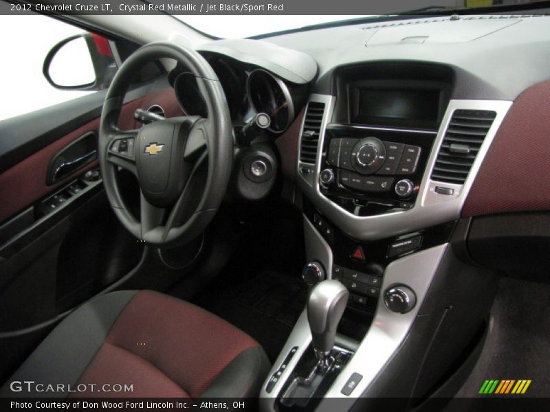 Crystal Red Metallic / Jet Black/Sport Red 2012 Chevrolet Cruze LT