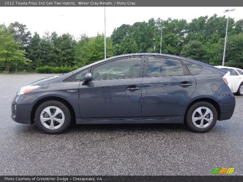  2012 Prius 3rd Gen Two Hybrid Winter Gray Metallic