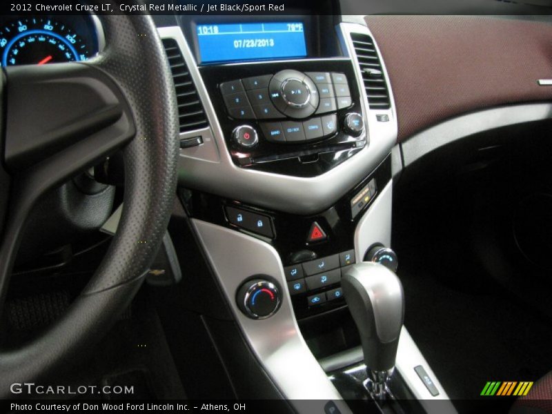 Crystal Red Metallic / Jet Black/Sport Red 2012 Chevrolet Cruze LT