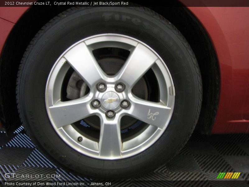 Crystal Red Metallic / Jet Black/Sport Red 2012 Chevrolet Cruze LT