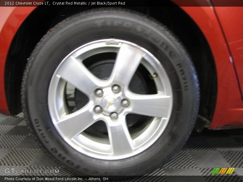 Crystal Red Metallic / Jet Black/Sport Red 2012 Chevrolet Cruze LT