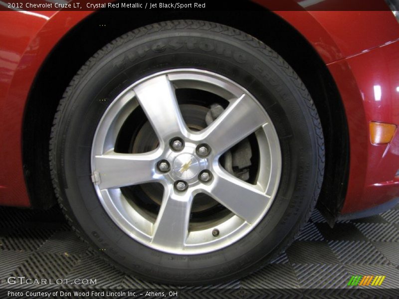 Crystal Red Metallic / Jet Black/Sport Red 2012 Chevrolet Cruze LT