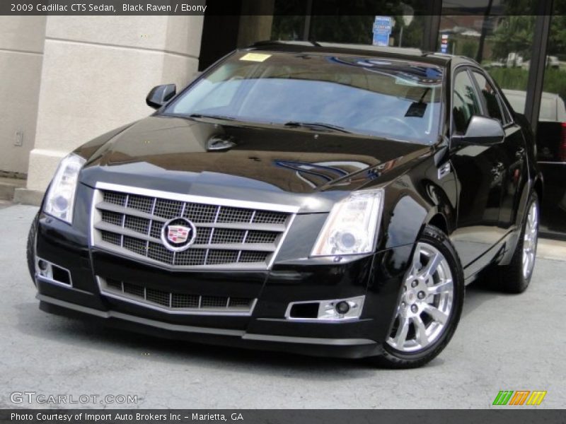 Black Raven / Ebony 2009 Cadillac CTS Sedan