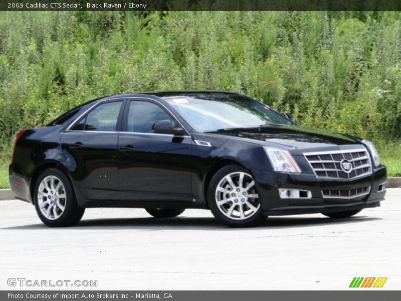 Black Raven / Ebony 2009 Cadillac CTS Sedan