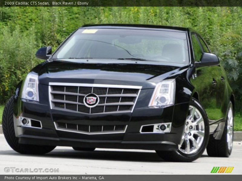 Black Raven / Ebony 2009 Cadillac CTS Sedan