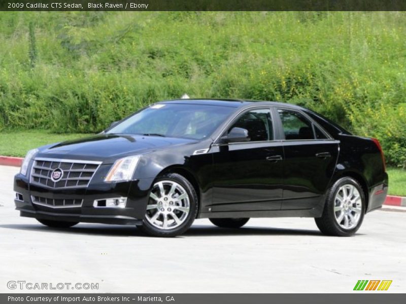 Black Raven / Ebony 2009 Cadillac CTS Sedan