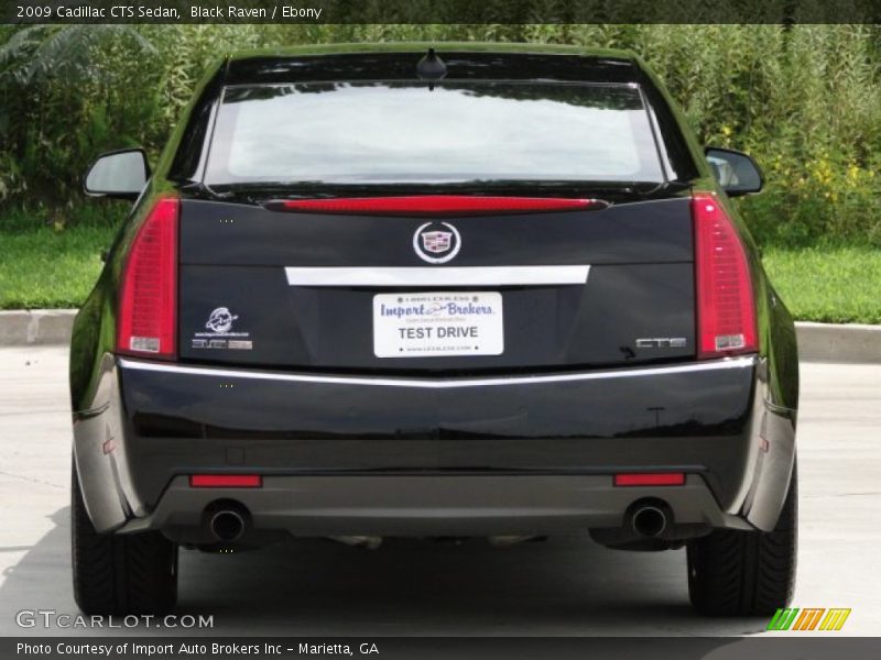 Black Raven / Ebony 2009 Cadillac CTS Sedan