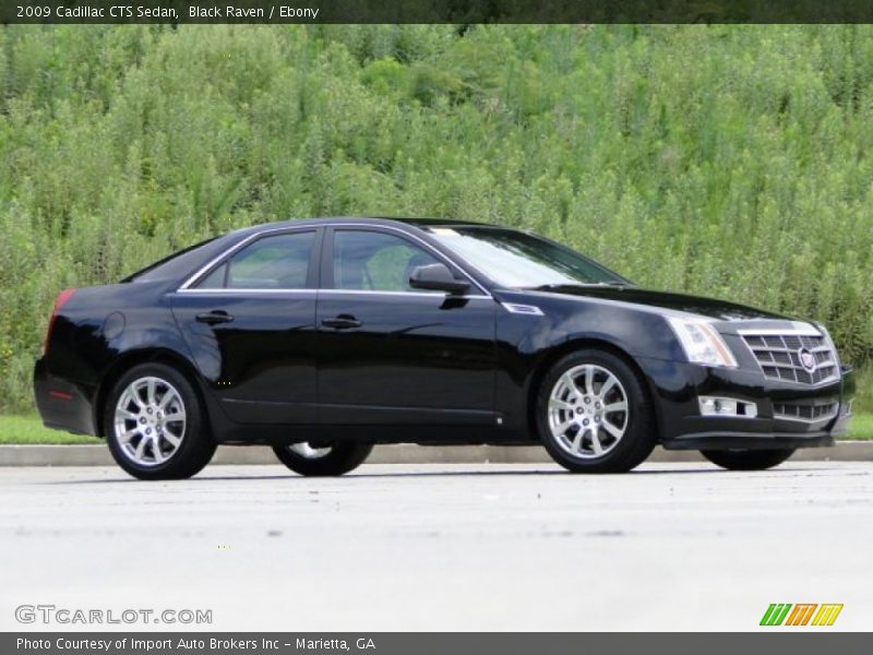 Black Raven / Ebony 2009 Cadillac CTS Sedan
