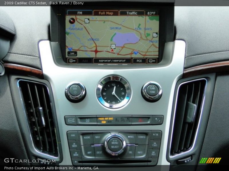 Black Raven / Ebony 2009 Cadillac CTS Sedan