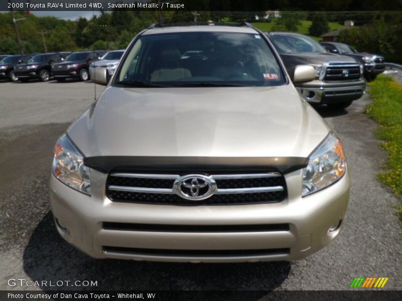 Savannah Metallic / Taupe 2008 Toyota RAV4 Limited 4WD