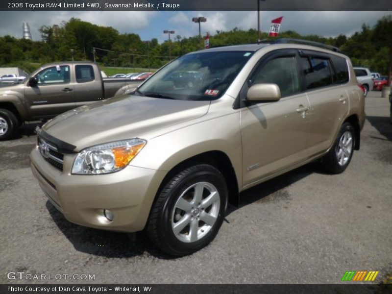 Savannah Metallic / Taupe 2008 Toyota RAV4 Limited 4WD