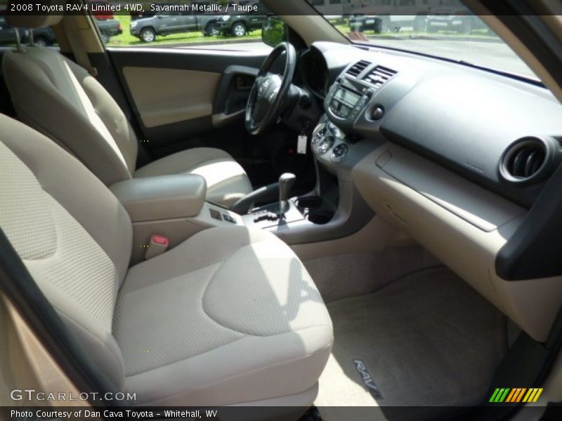 Savannah Metallic / Taupe 2008 Toyota RAV4 Limited 4WD
