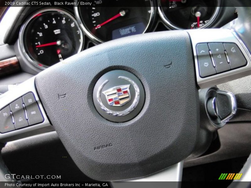 Black Raven / Ebony 2009 Cadillac CTS Sedan